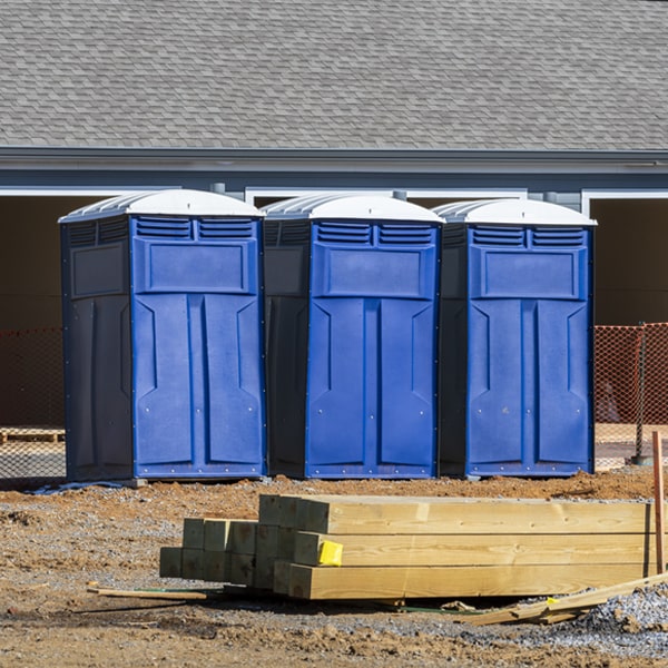 are there any restrictions on where i can place the porta potties during my rental period in Windham Connecticut